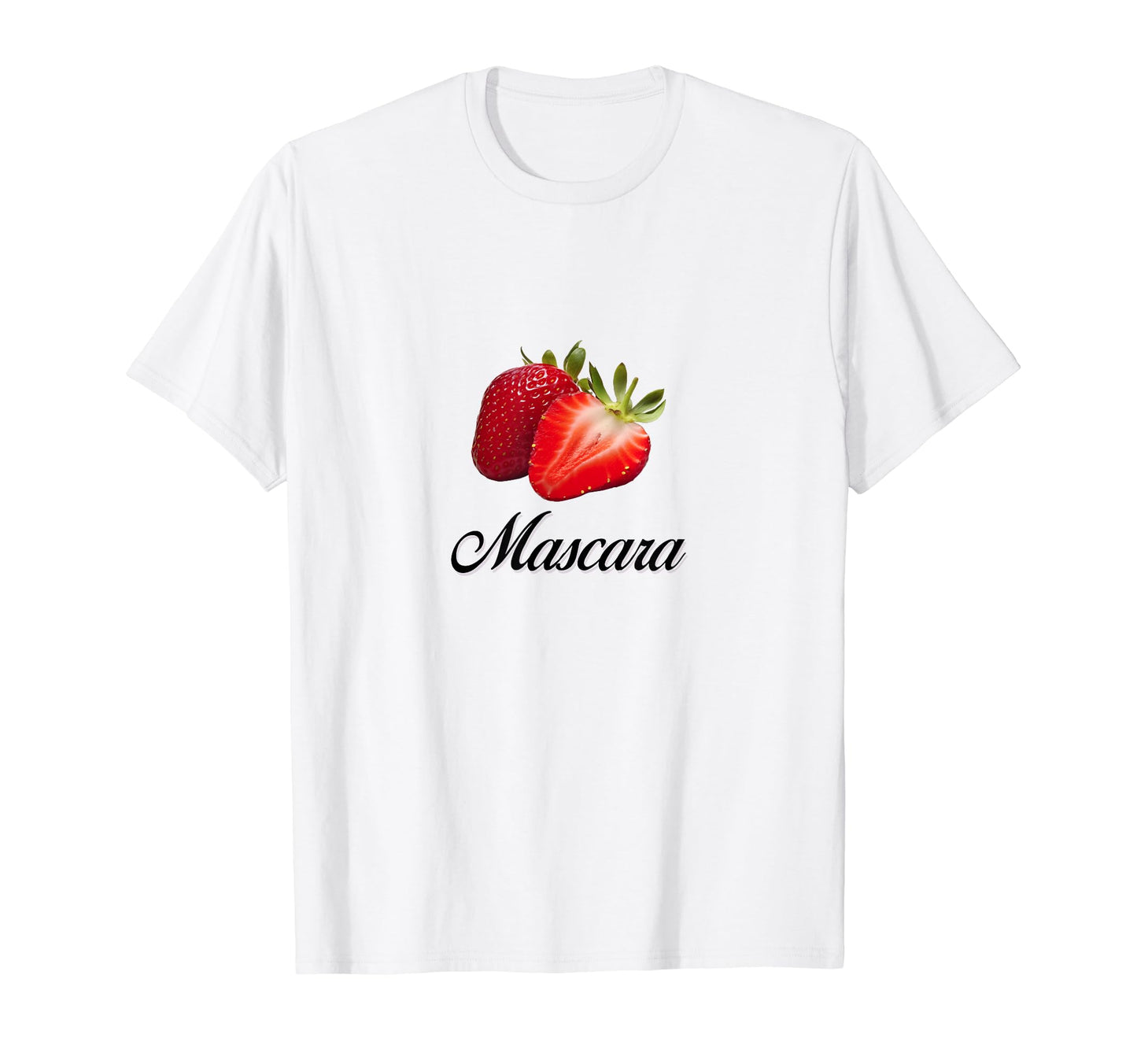 Mascara Strawberry Coquette Bow Girlcore T-Shirt - Graphic Print Men Women - T-Shirt, Sweatshirt, Hoodie