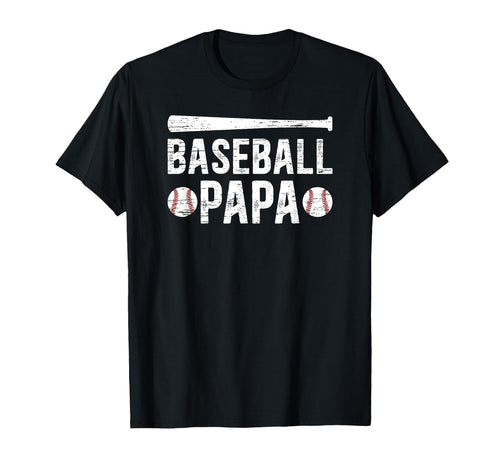 Baseball Papa Proud Grandpa Papa T-Shirt - Fun Novelty Design Men Women - T-Shirt, Sweatshirt, Hoodie