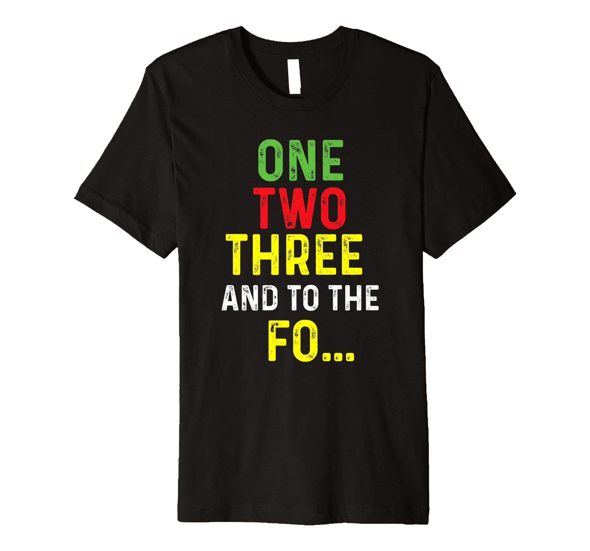 One Two Three And To Fo 80S 90S Old School T-Shirt - Graphic Print Unisex - T-Shirt, Sweatshirt, Hoodie