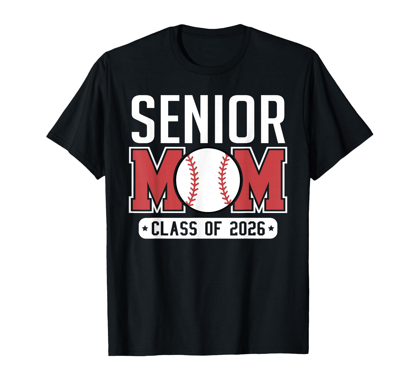 Senior Mom Class 2026 Baseball Mom T-Shirt - Aesthetic Graphic Unisex - T-Shirt, Sweatshirt, Hoodie