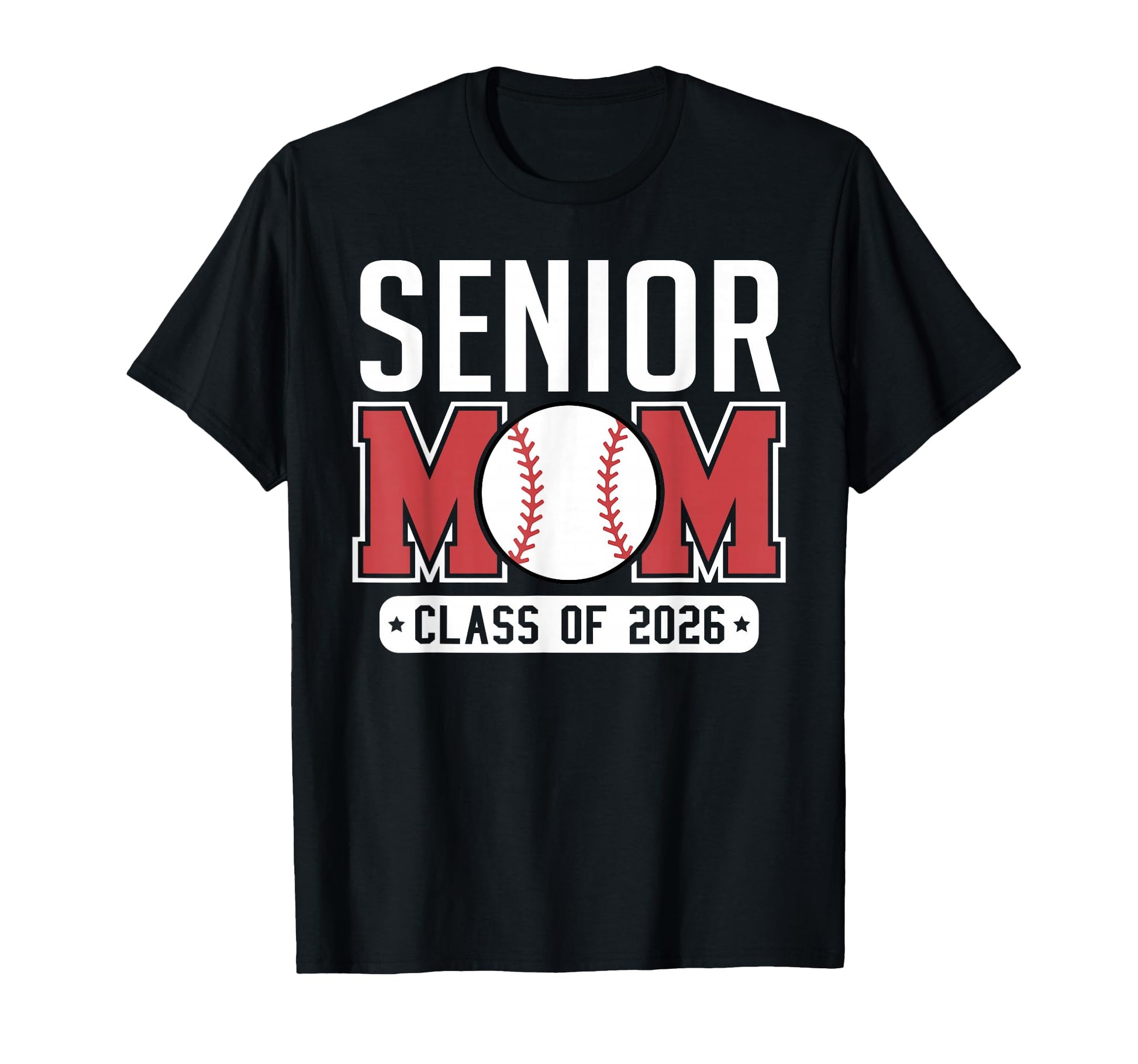 Senior Mom Class 2026 Baseball Mom T-Shirt - Aesthetic Graphic Unisex - T-Shirt, Sweatshirt, Hoodie