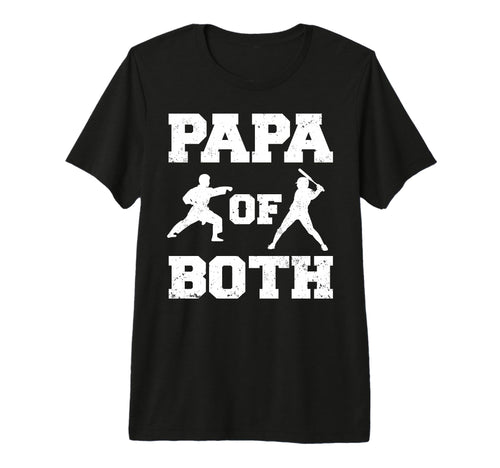 Mens Papa Both Funny Baseball And T-Shirt - Fun Novelty Design for Adults - T-Shirt, Sweatshirt, Hoodie