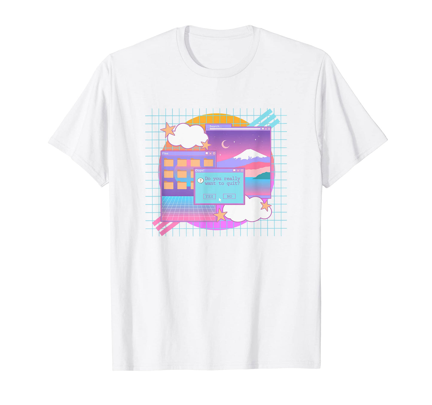 Kawaii E Vaporwave Aesthetic 90S T-Shirt - Fun Novelty Design Unisex - T-Shirt, Sweatshirt, Hoodie