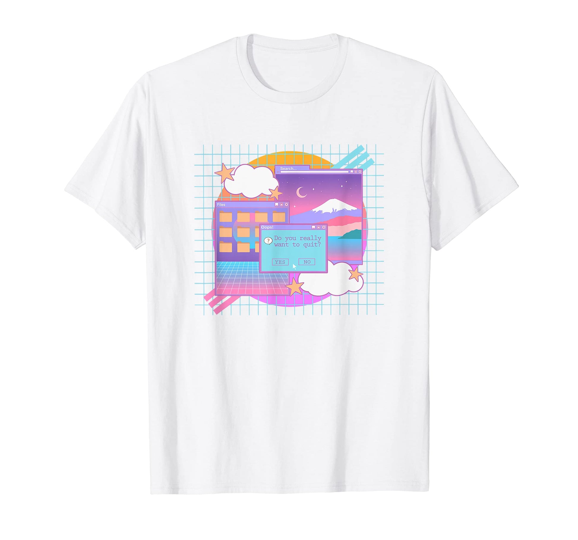 Kawaii E Vaporwave Aesthetic 90S T-Shirt - Fun Novelty Design Unisex - T-Shirt, Sweatshirt, Hoodie