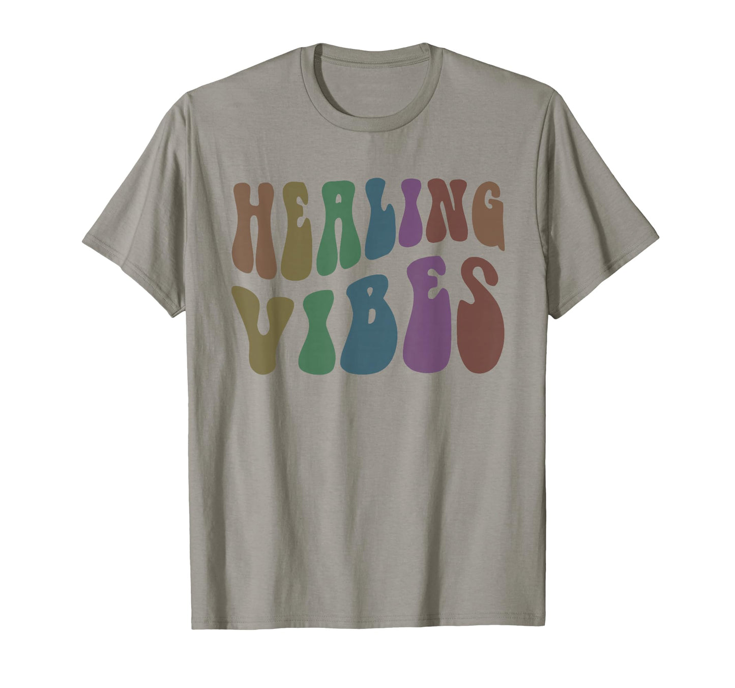 Groovy Healing Vibes Wellness Therapist T-Shirt - Graphic Print Unisex - T-Shirt, Sweatshirt, Hoodie
