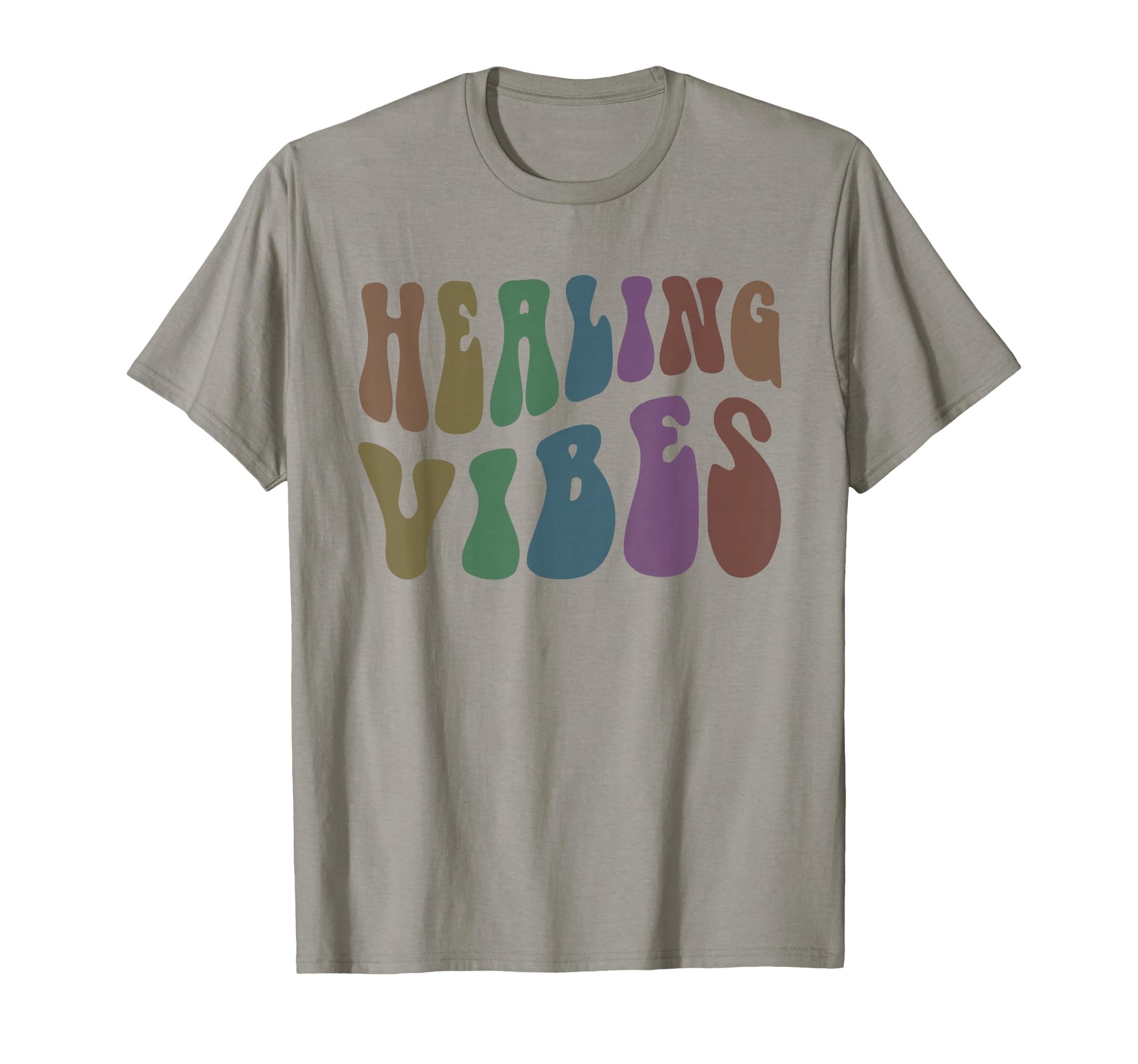 Groovy Healing Vibes Wellness Therapist T-Shirt - Graphic Print Unisex - T-Shirt, Sweatshirt, Hoodie