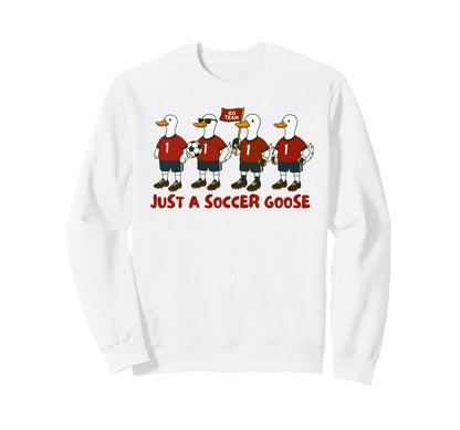 Soccer Player Game Day Silly Goose Sweatshirt - Minimalist Print Unisex - T-Shirt, Sweatshirt, Hoodie