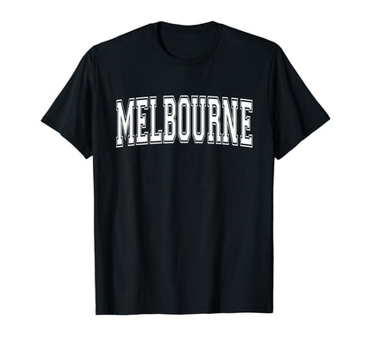 Melbourne Fl Florida Usa Sports Varsity T-Shirt - Unique Graphic Men Women - T-Shirt, Sweatshirt, Hoodie