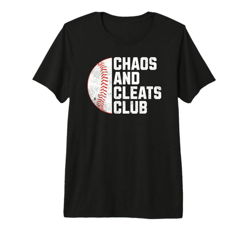 Funny Baseball Mom Chaos And Cleats T-Shirt - Fun Novelty Design Unisex - T-Shirt, Sweatshirt, Hoodie