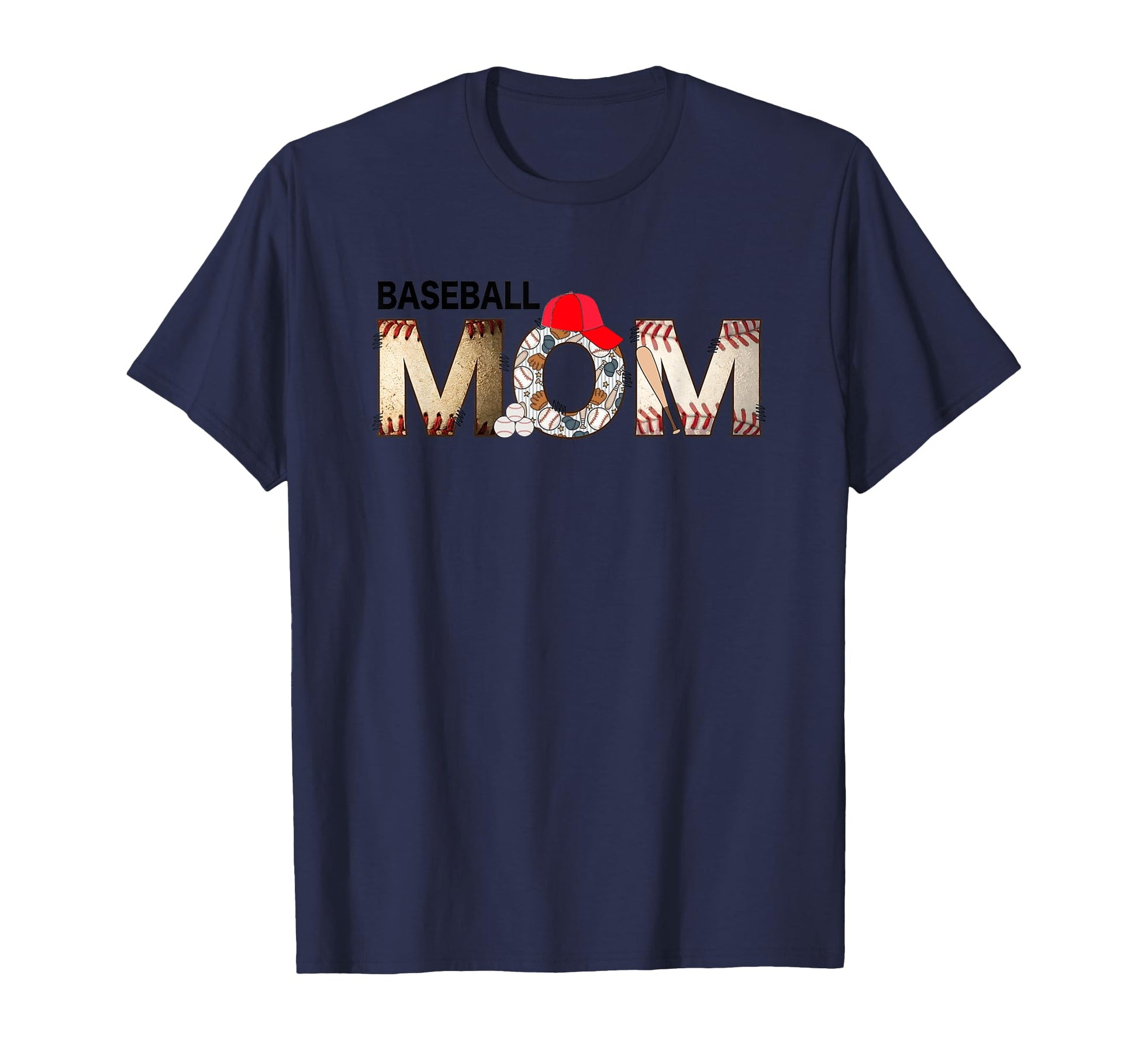 Baseball Mom Sports Enthusiast T-Shirt - Trendy Graphic Unisex - T-Shirt, Sweatshirt, Hoodie