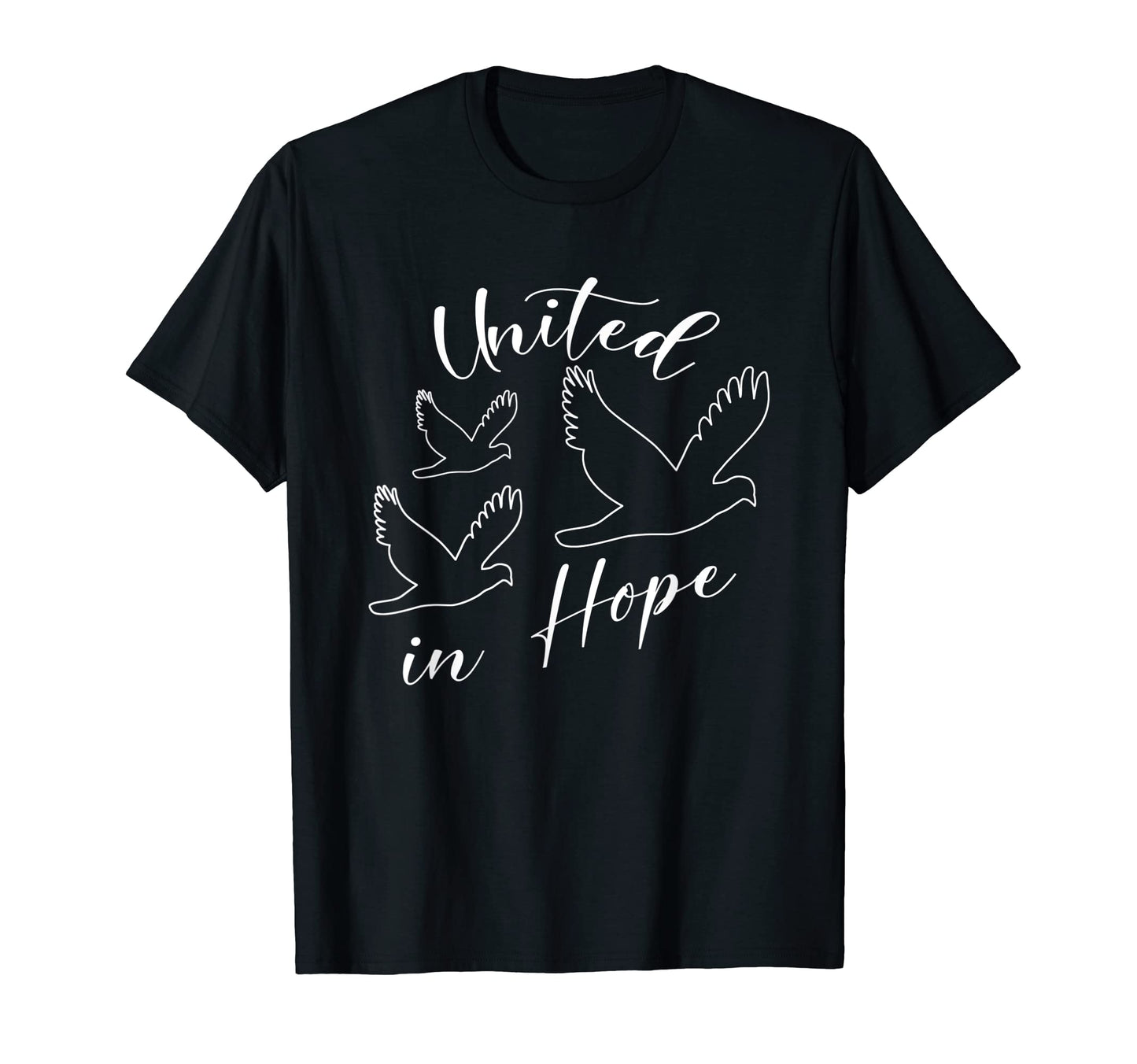United Hope Doves Peace Understanding T-Shirt - Trendy Graphic for Adults - T-Shirt, Sweatshirt, Hoodie