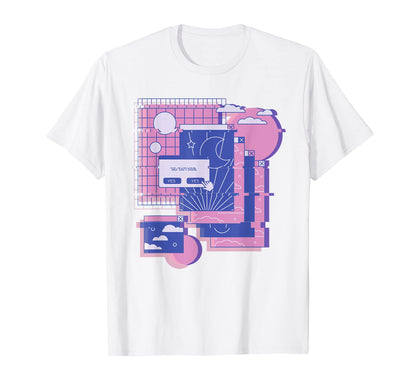 Vaporwave 90S Japanese Aesthetic T-Shirt - Custom Art Print Men Women - T-Shirt, Sweatshirt, Hoodie