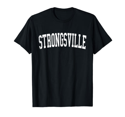 Strongsville Oh Distressed White T-Shirt - Casual Everyday Wear Men Women - T-Shirt, Sweatshirt, Hoodie