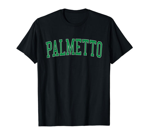 Palmetto Fl Distressed Green Varsity T-Shirt - Unique Graphic Unisex - T-Shirt, Sweatshirt, Hoodie