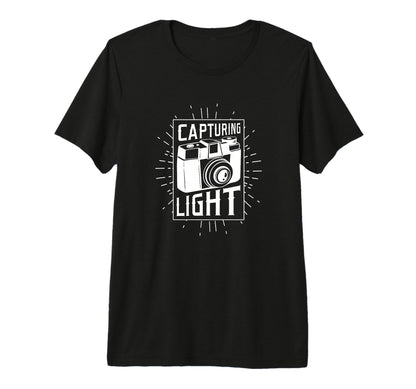 Dslr Photography Capturing Light Photo T-Shirt - Graphic Print Unisex - T-Shirt, Sweatshirt, Hoodie