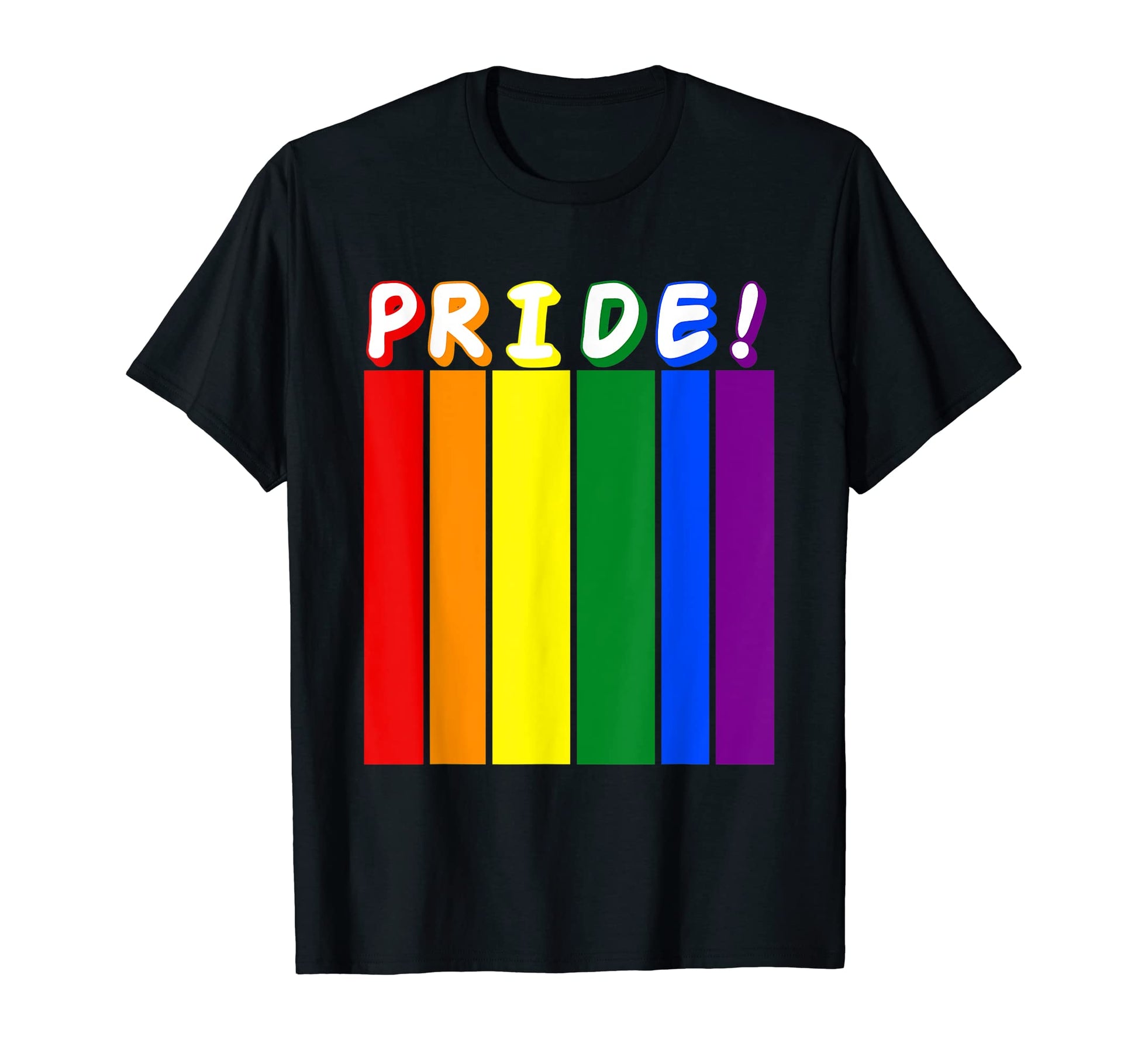 Pride Rainbow Vertical Stripes Sunset T-Shirt - Streetwear Style for Adults - T-Shirt, Sweatshirt, Hoodie