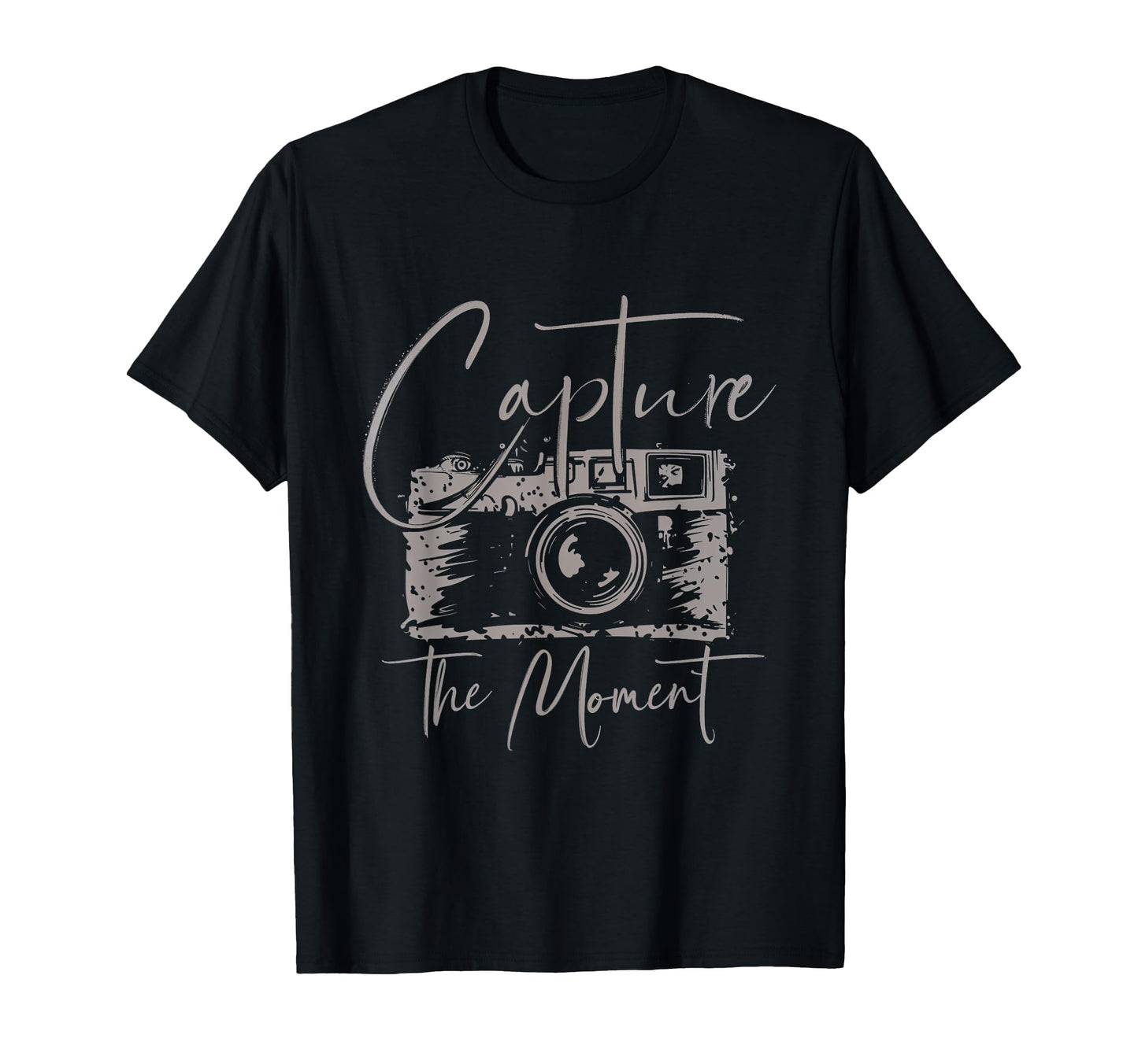 Capture Moment Photography Camera Art T-Shirt - Trendy Graphic for Adults - T-Shirt, Sweatshirt, Hoodie