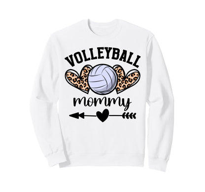Volleyball Mom Womens Volleyball Sweatshirt - Novelty Apparel for Adults - T-Shirt, Sweatshirt, Hoodie