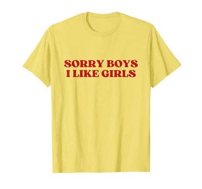 Sorry I Like Y2K Aesthetic Trendy T-Shirt - Fun Novelty Design for Adults - T-Shirt, Sweatshirt, Hoodie