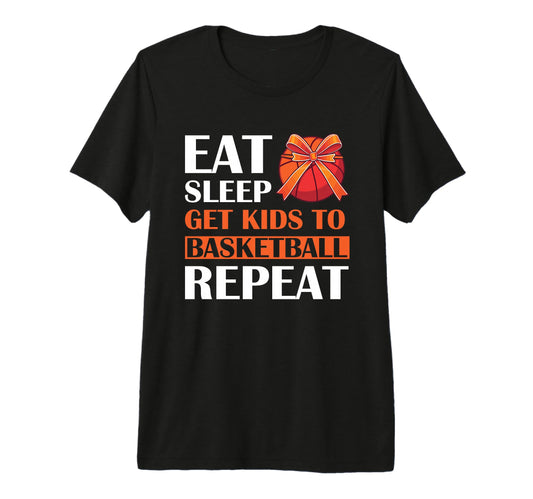 Game Day Basketball Mom Tri Blend T-Shirt - Novelty Apparel Unisex - T-Shirt, Sweatshirt, Hoodie
