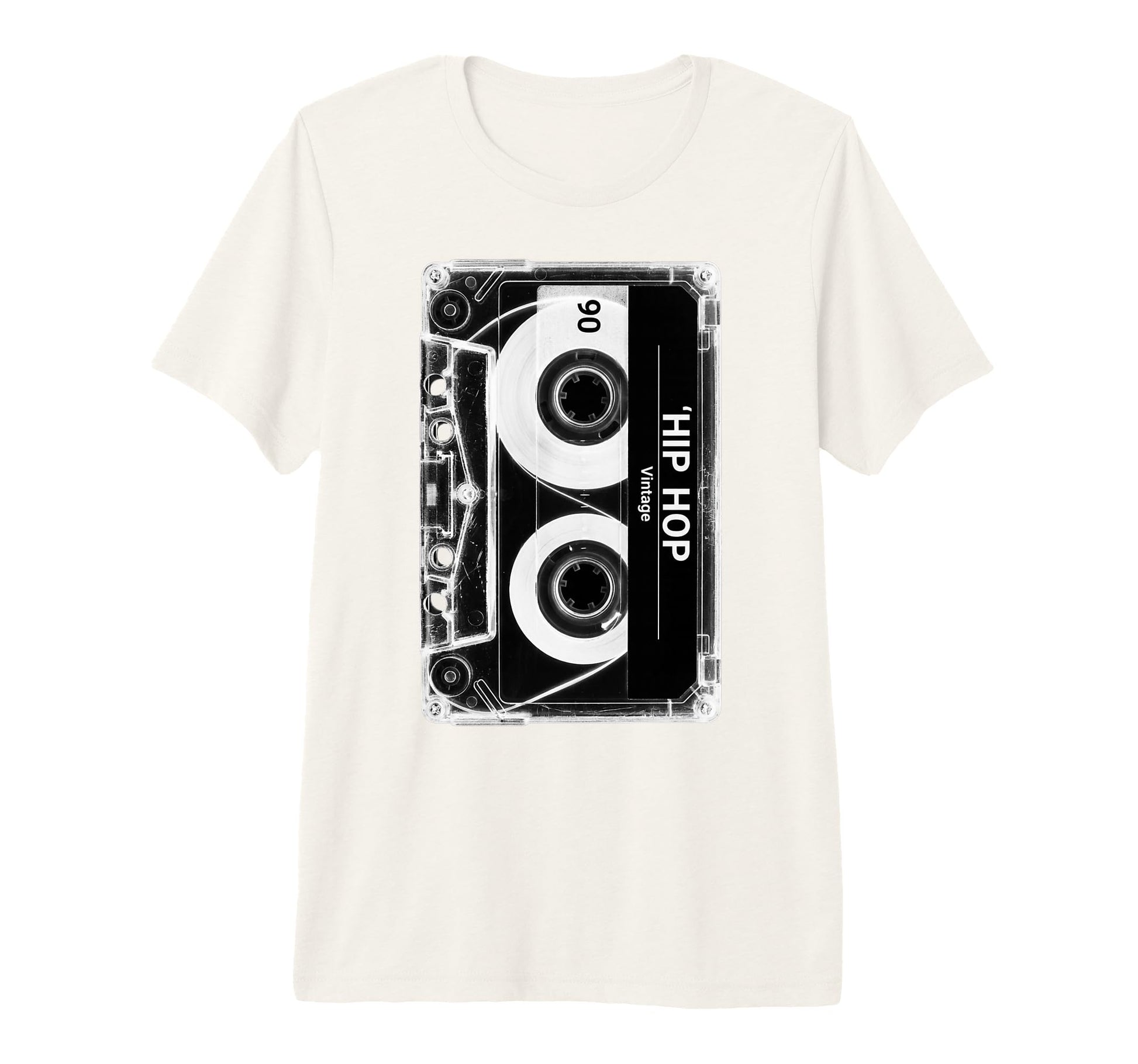 Hip Hop Cassette Tape Throwback Tri T-Shirt - Trendy Graphic for Adults - T-Shirt, Sweatshirt, Hoodie