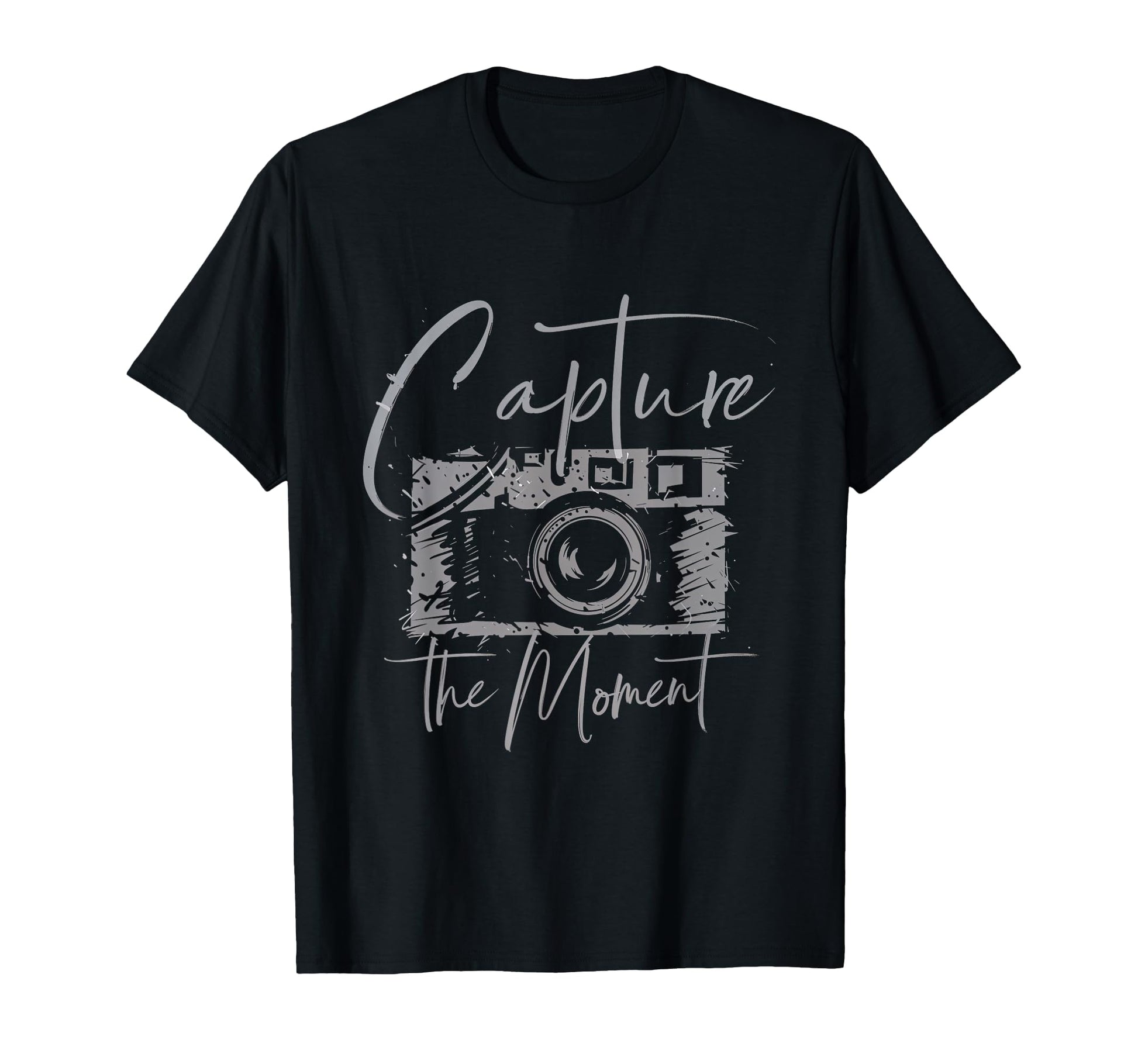 Capture Moment Photography Camera Snap T-Shirt - Minimalist Print Unisex - T-Shirt, Sweatshirt, Hoodie