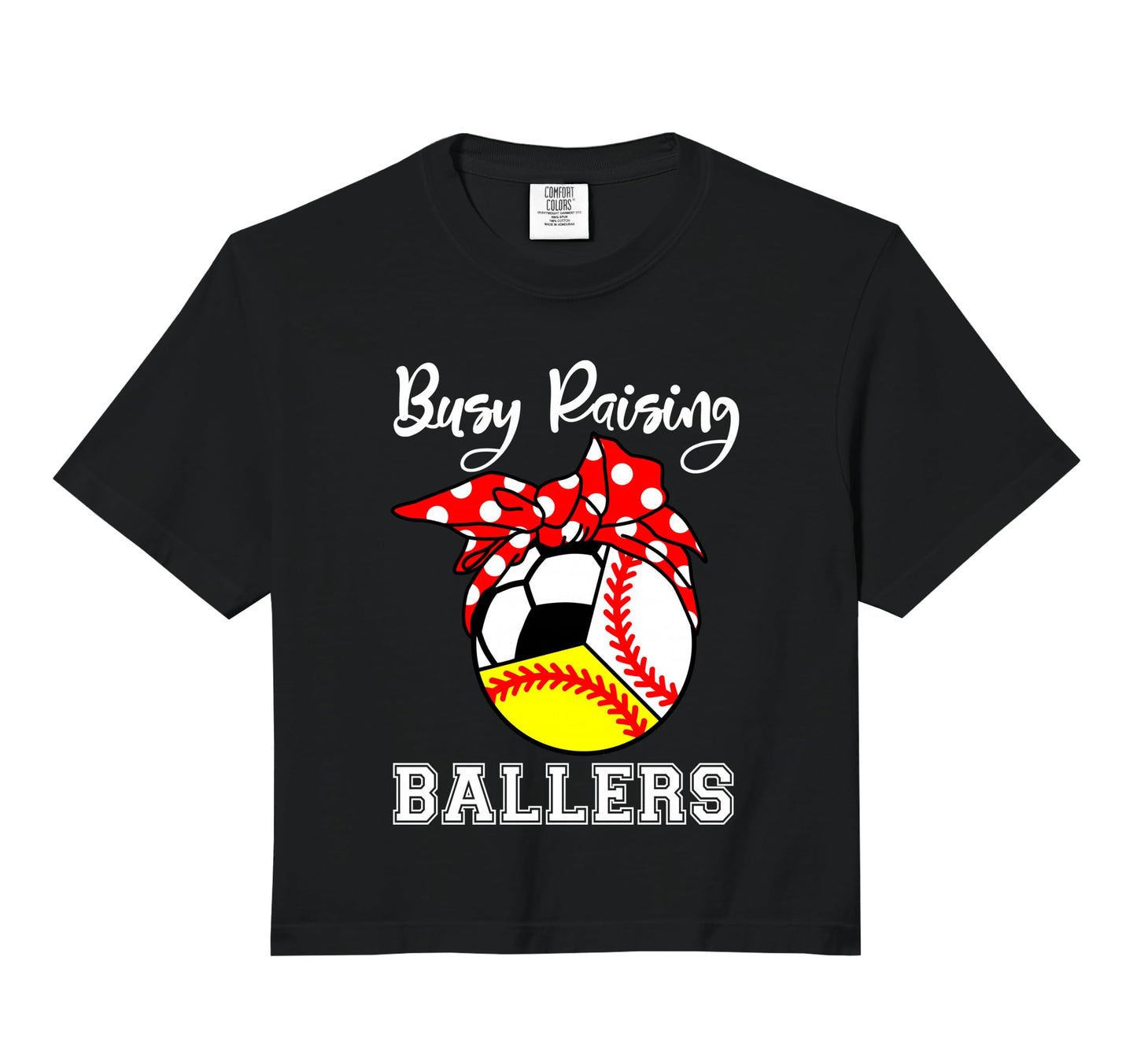 Busy Raising Ballers Funny Baseball Hoodie - Minimalist Print Unisex - T-Shirt, Sweatshirt, Hoodie