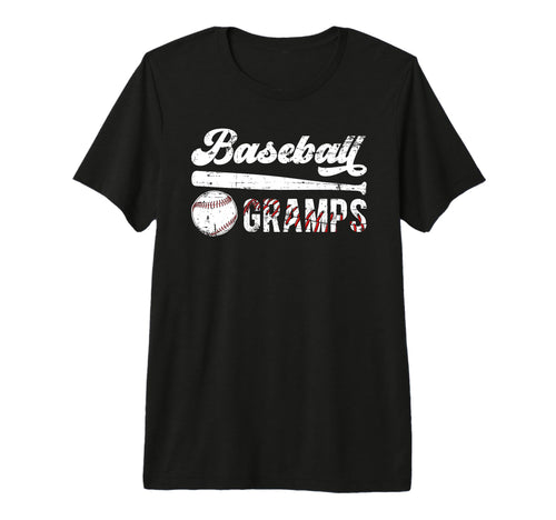 Mens Baseball Gramps Grandpa T-Shirt - Fun Novelty Design for Adults - T-Shirt, Sweatshirt, Hoodie