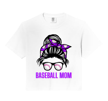 Messy Bun Baseball Momma Life Funny T-Shirt - Unique Graphic for Adults - T-Shirt, Sweatshirt, Hoodie