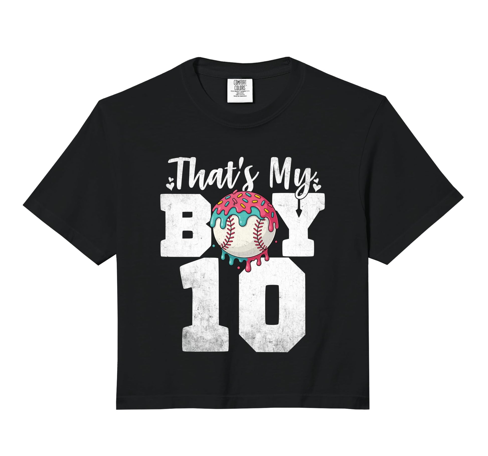 Thats My Baseball 10 Number Mom Hoodie - Casual Everyday Wear Men Women - T-Shirt, Sweatshirt, Hoodie