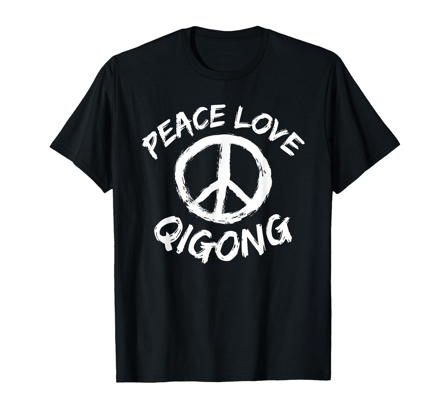 Peace Sign Motif Love Chigong T-Shirt - Casual Everyday Wear Men Women - T-Shirt, Sweatshirt, Hoodie