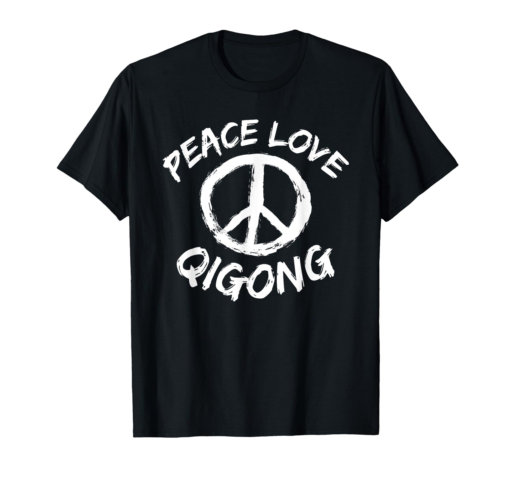 Peace Sign Motif Love Chigong T-Shirt - Casual Everyday Wear Men Women - T-Shirt, Sweatshirt, Hoodie