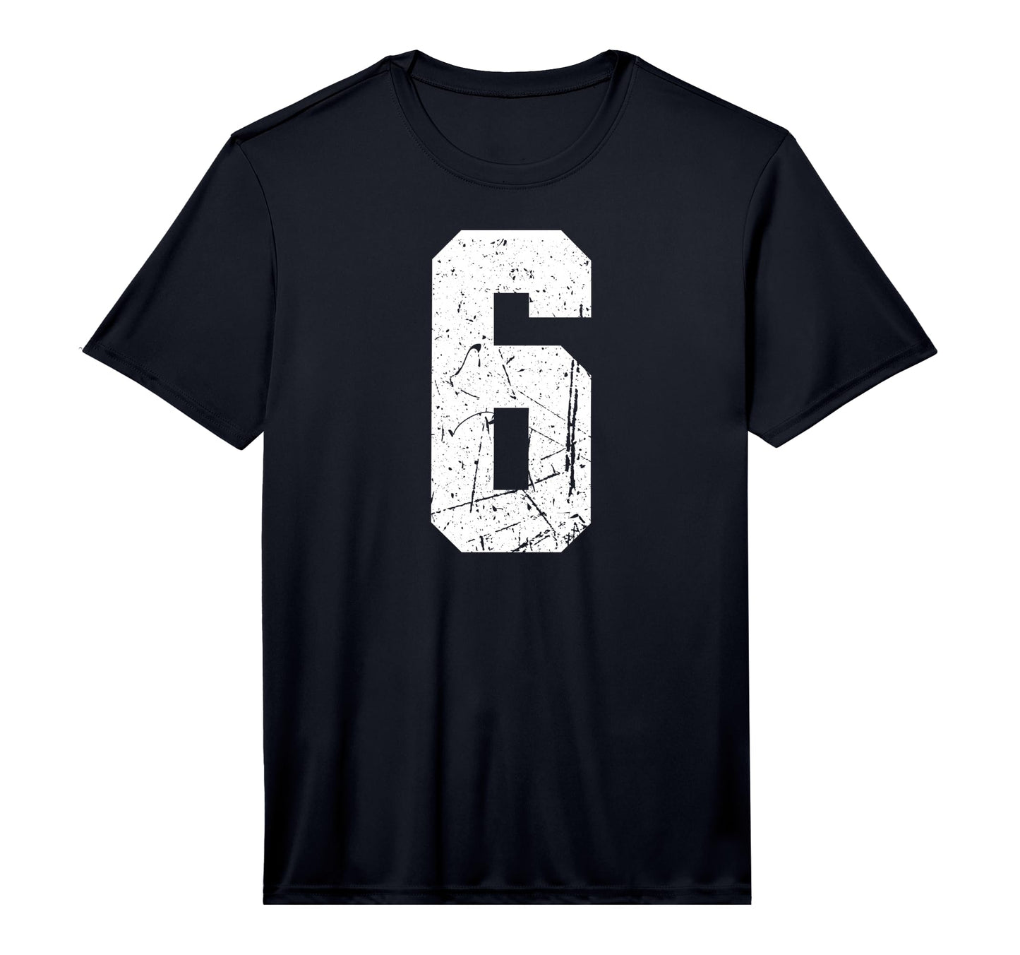 Sport Team Number 6 Performance T-Shirt - Casual Everyday Wear Men Women - T-Shirt, Sweatshirt, Hoodie