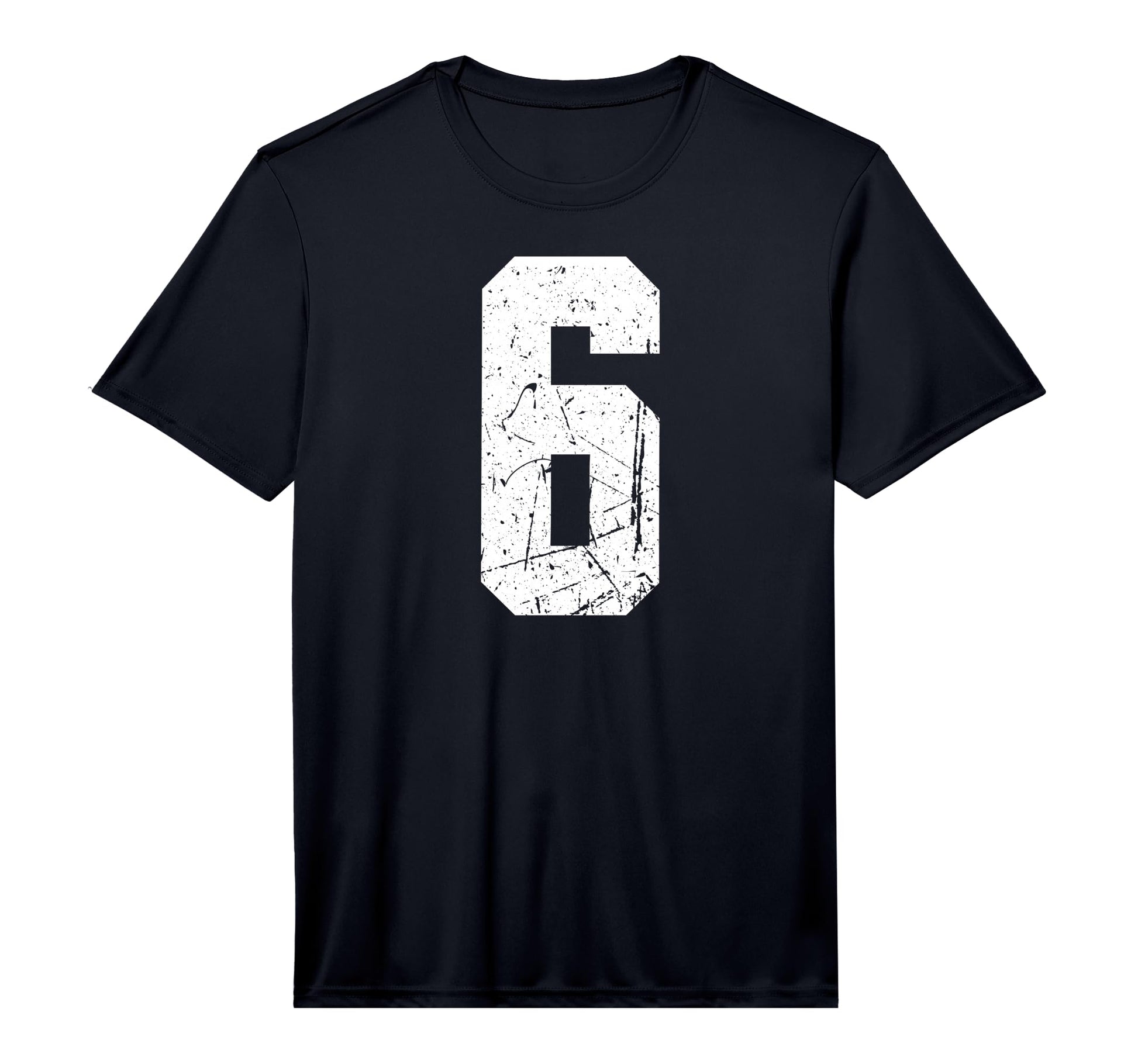 Sport Team Number 6 Performance T-Shirt - Casual Everyday Wear Men Women - T-Shirt, Sweatshirt, Hoodie
