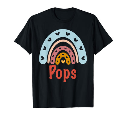 Pops Birthday Rainbow Boho Pops T-Shirt - Unique Graphic Men Women - T-Shirt, Sweatshirt, Hoodie