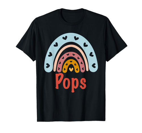 Pops Birthday Rainbow Boho Pops T-Shirt - Unique Graphic Men Women - T-Shirt, Sweatshirt, Hoodie