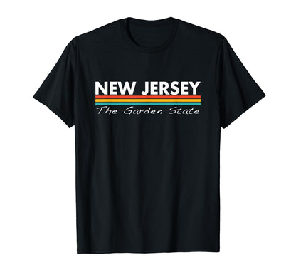 New Jersey Nj Stripes T-Shirt - Graphic Print Unisex - T-Shirt, Sweatshirt, Hoodie