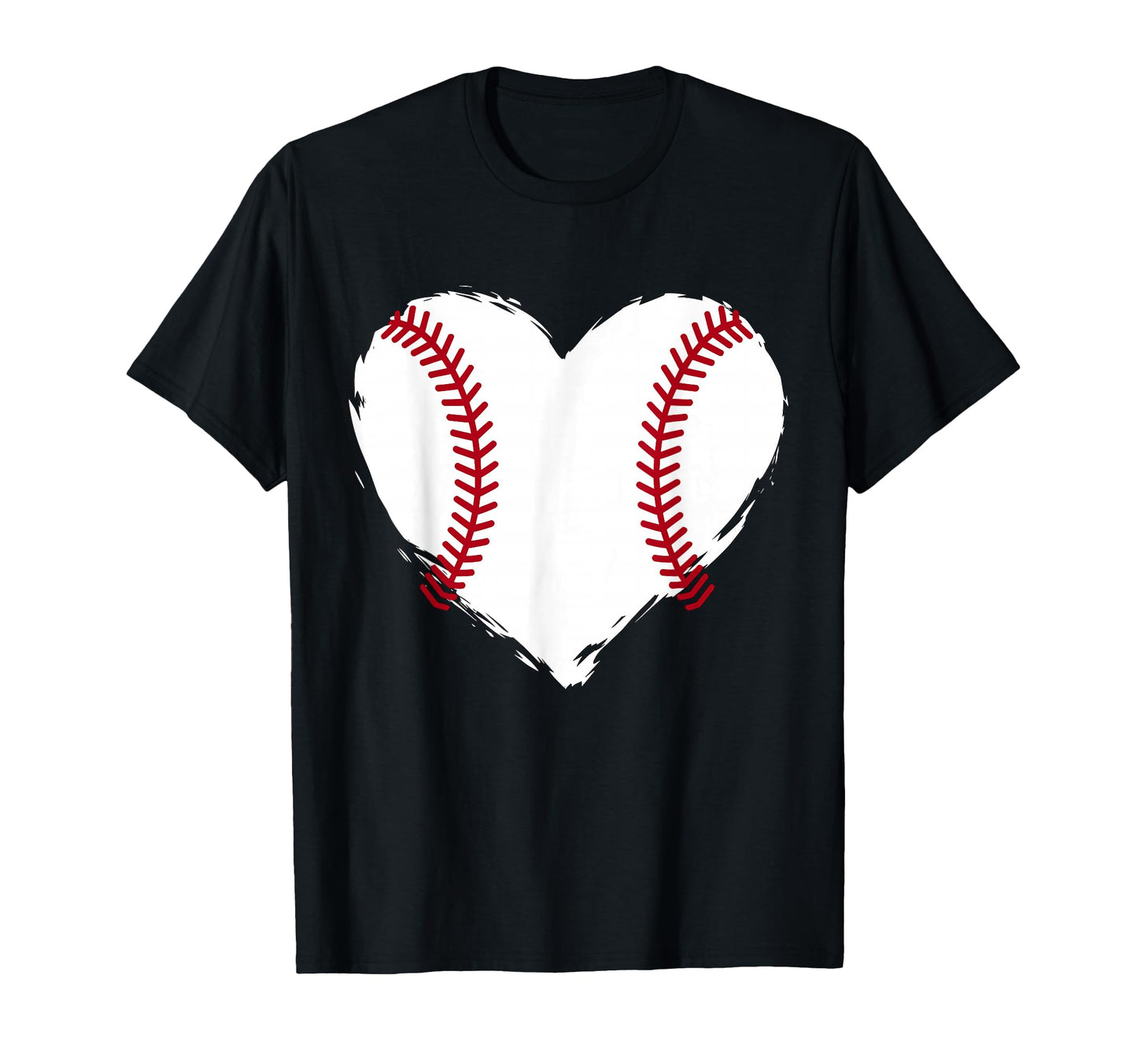 Baseball Heart Player Fan Mom T-Shirt - Fun Novelty Design Men Women - T-Shirt, Sweatshirt, Hoodie