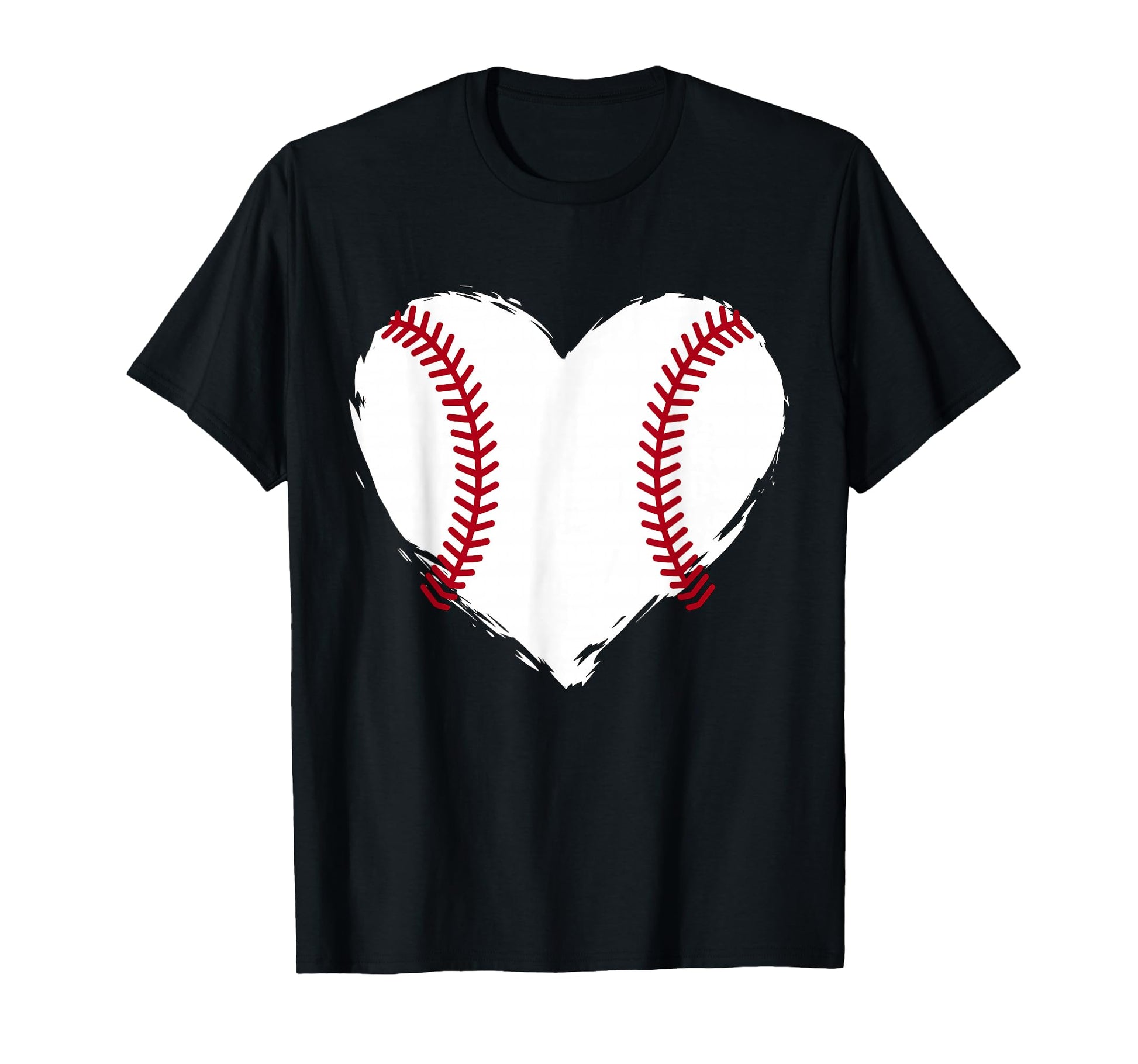 Baseball Heart Player Fan Mom T-Shirt - Fun Novelty Design Men Women - T-Shirt, Sweatshirt, Hoodie