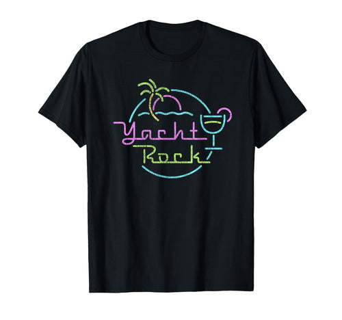 Faded Cocktail Hour Yacht Rock T-Shirt - Graphic Print Men Women - T-Shirt, Sweatshirt, Hoodie