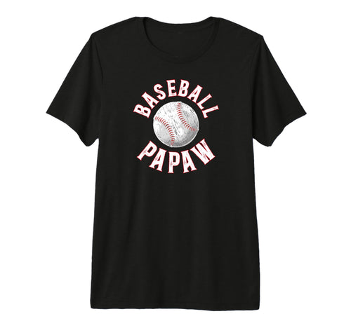 Mens Baseball Papaw Proud Papaw T-Shirt - Graphic Print for Adults - T-Shirt, Sweatshirt, Hoodie