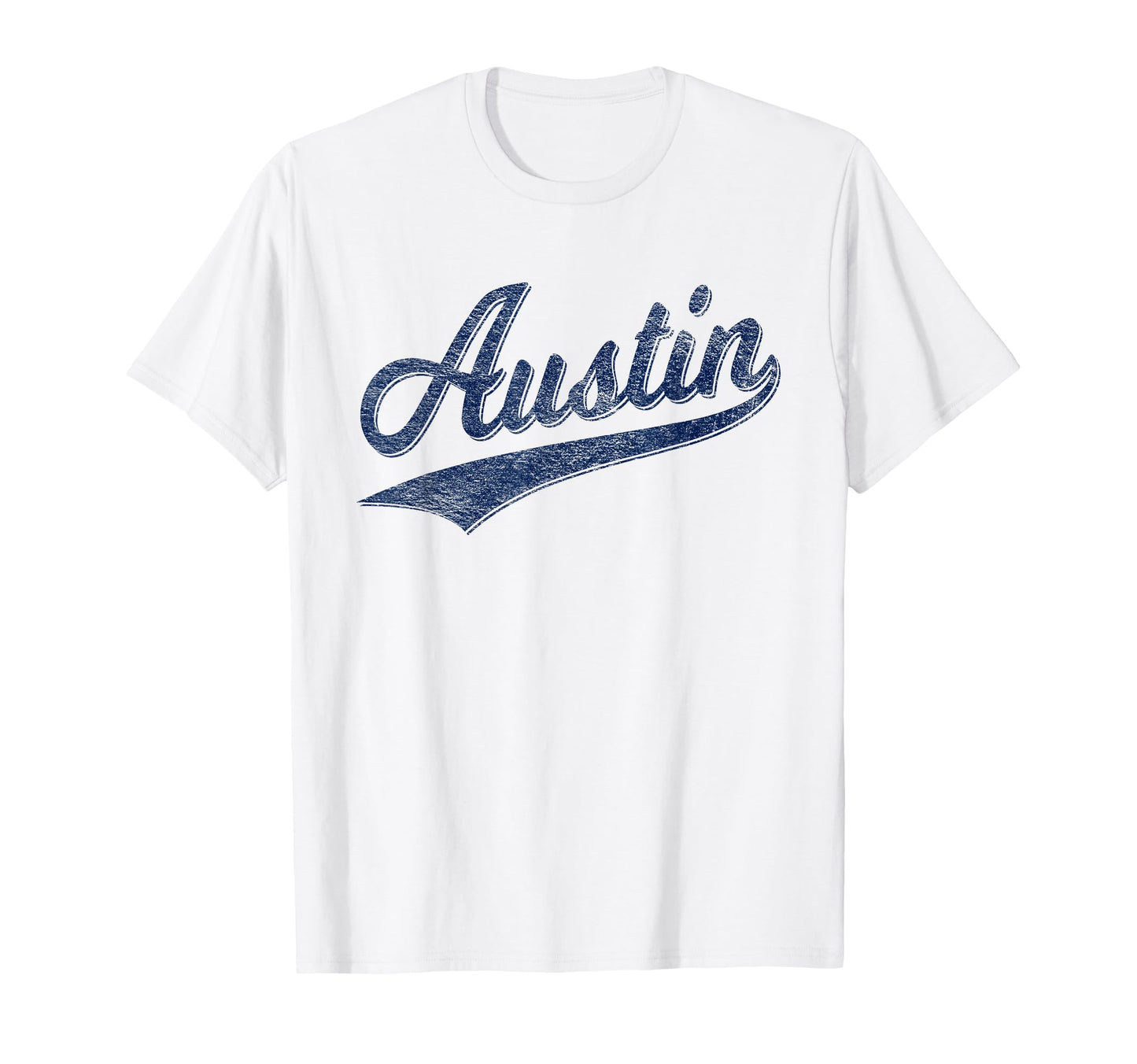 Austin Texas Varsity Script Sports Jersey T-Shirt - Custom Art Print Unisex - T-Shirt, Sweatshirt, Hoodie