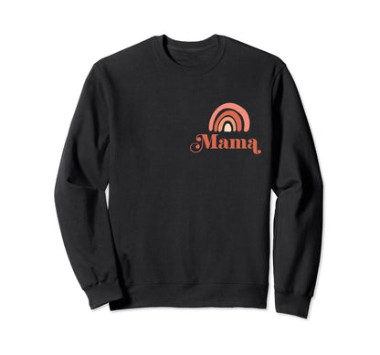 Boho Mama Rainbow Mama And Mini Sweatshirt - Novelty Apparel Men Women - T-Shirt, Sweatshirt, Hoodie