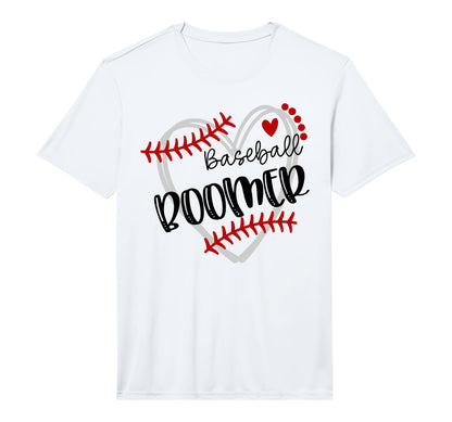 Personalized Baseball Heart Boomer T-Shirt - Trendy Graphic Unisex - T-Shirt, Sweatshirt, Hoodie