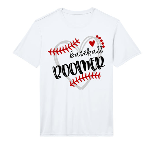 Personalized Baseball Heart Boomer T-Shirt - Trendy Graphic Unisex - T-Shirt, Sweatshirt, Hoodie