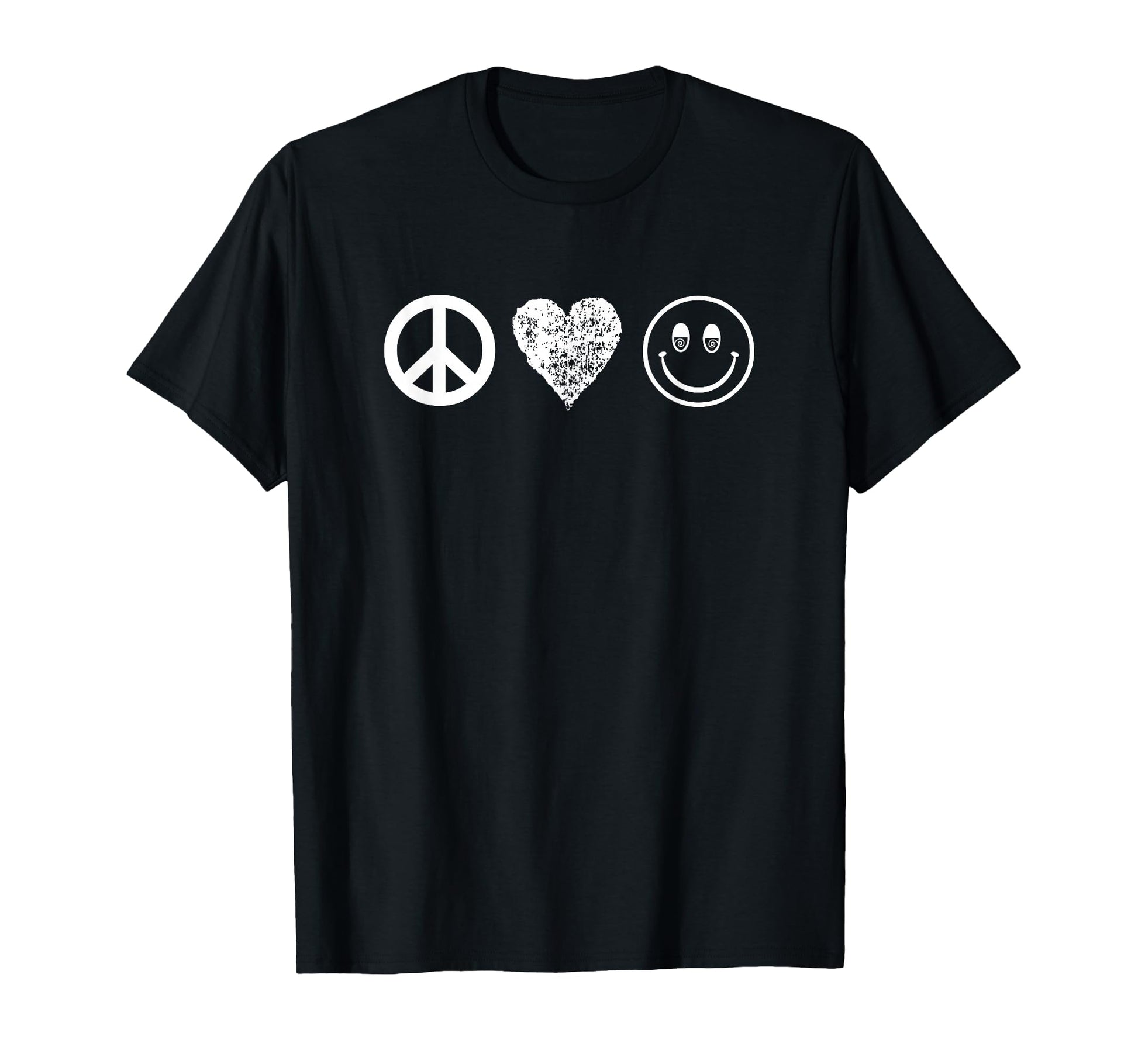 Peace Love Smile All Your Heart Be T-Shirt - Trendy Graphic Men Women - T-Shirt, Sweatshirt, Hoodie