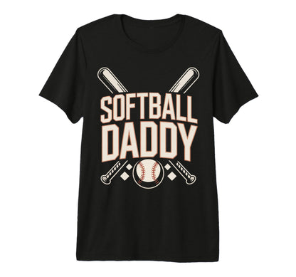 I Love Softball Sport Father Dad Mens T-Shirt - Fun Novelty Design Unisex - T-Shirt, Sweatshirt, Hoodie