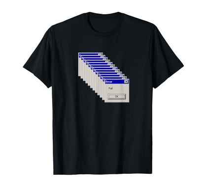 Vaporwave Aesthetic Error Message 90S T-Shirt - Unique Graphic for Adults - T-Shirt, Sweatshirt, Hoodie