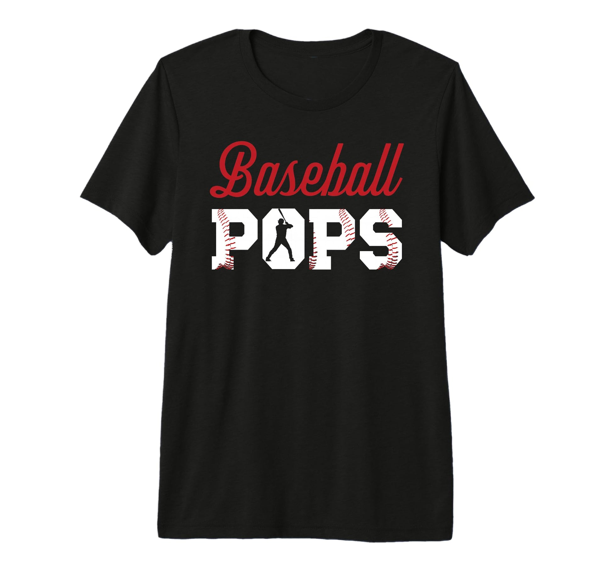Mens Baseball Pops Grandpa Pops T-Shirt - Aesthetic Graphic Unisex - T-Shirt, Sweatshirt, Hoodie