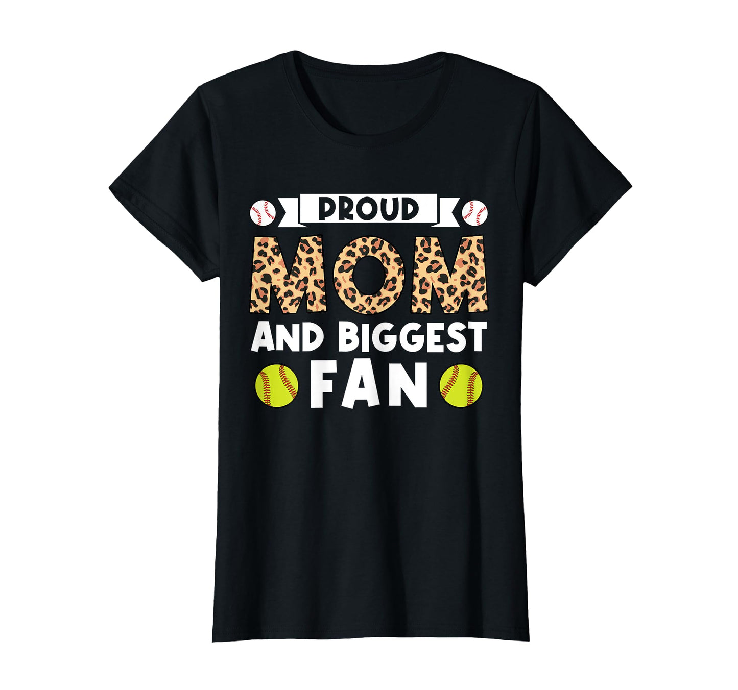 Proud Mom And Biggest Fan Softball T-Shirt - Minimalist Print Men Women - T-Shirt, Sweatshirt, Hoodie